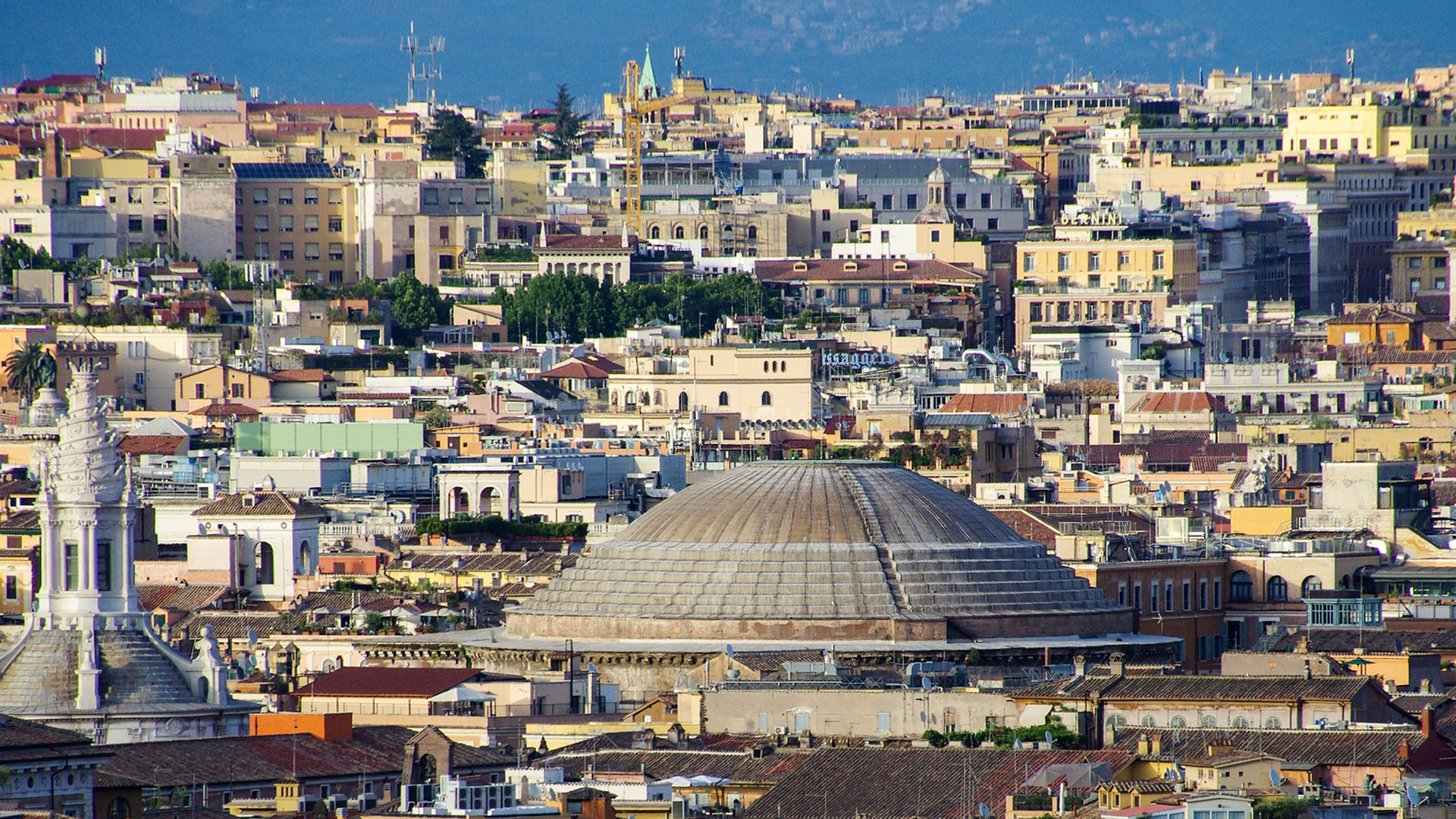 Rome Pantheon View