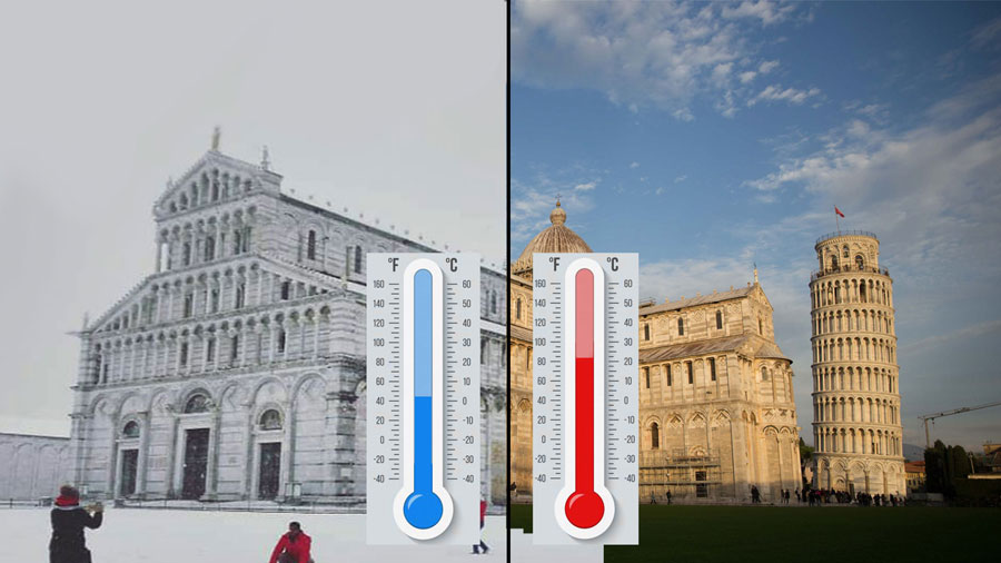 Weather in Pisa Italy