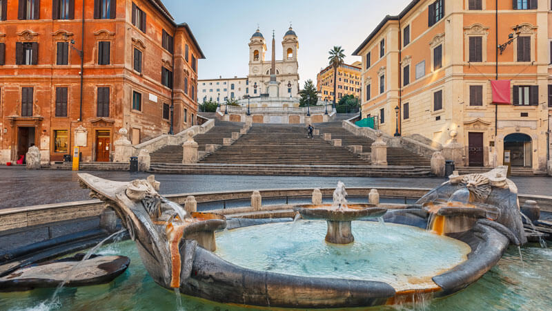 Piazza di Spagna Rome 3 Days Itinerary Spanish Steps